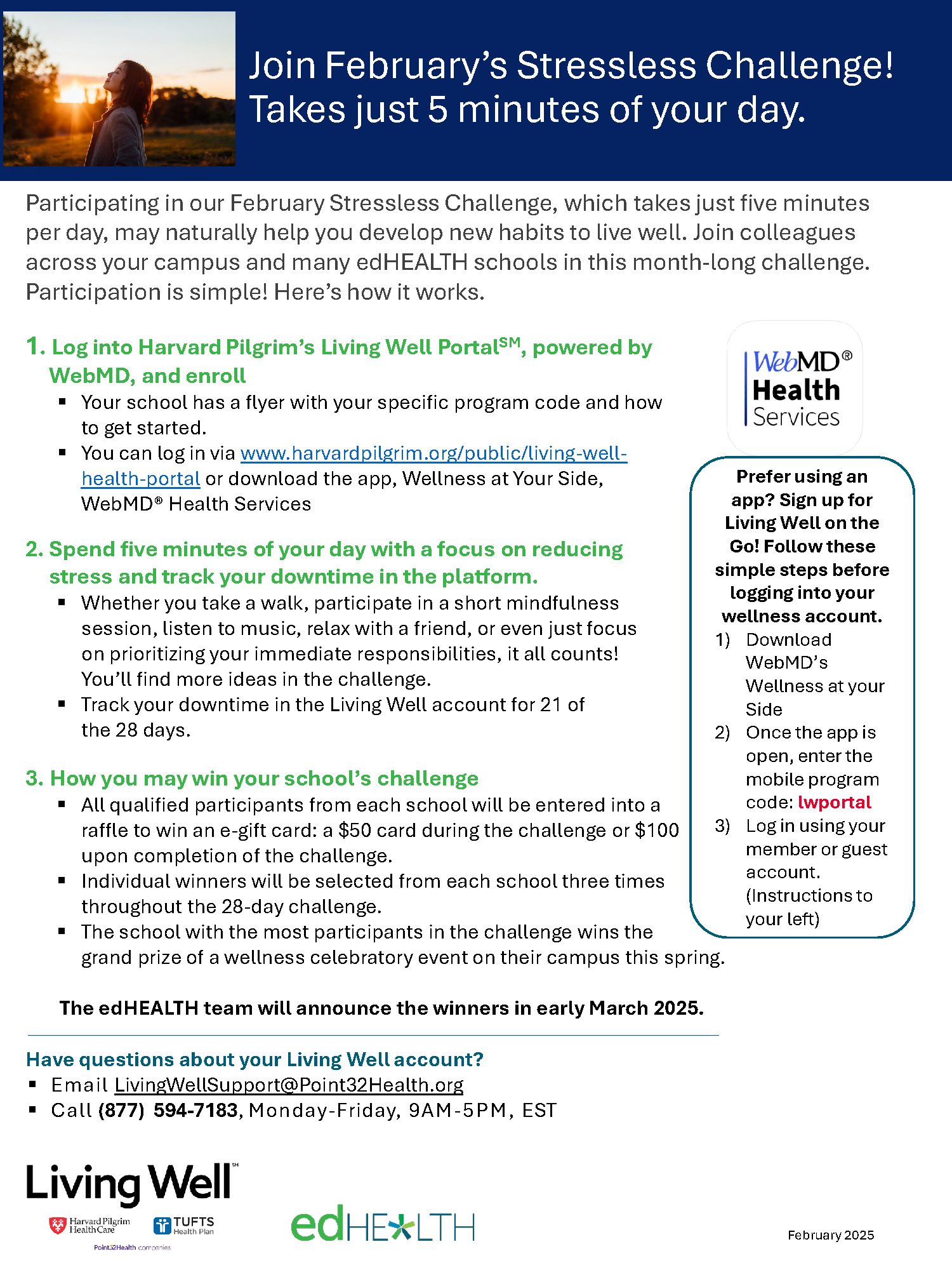 edHEALTH stressless overview flyer